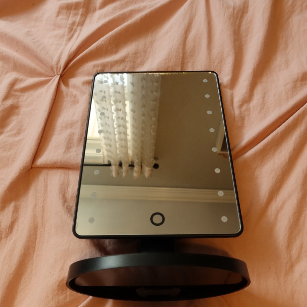 Black LED Vanity Mirror